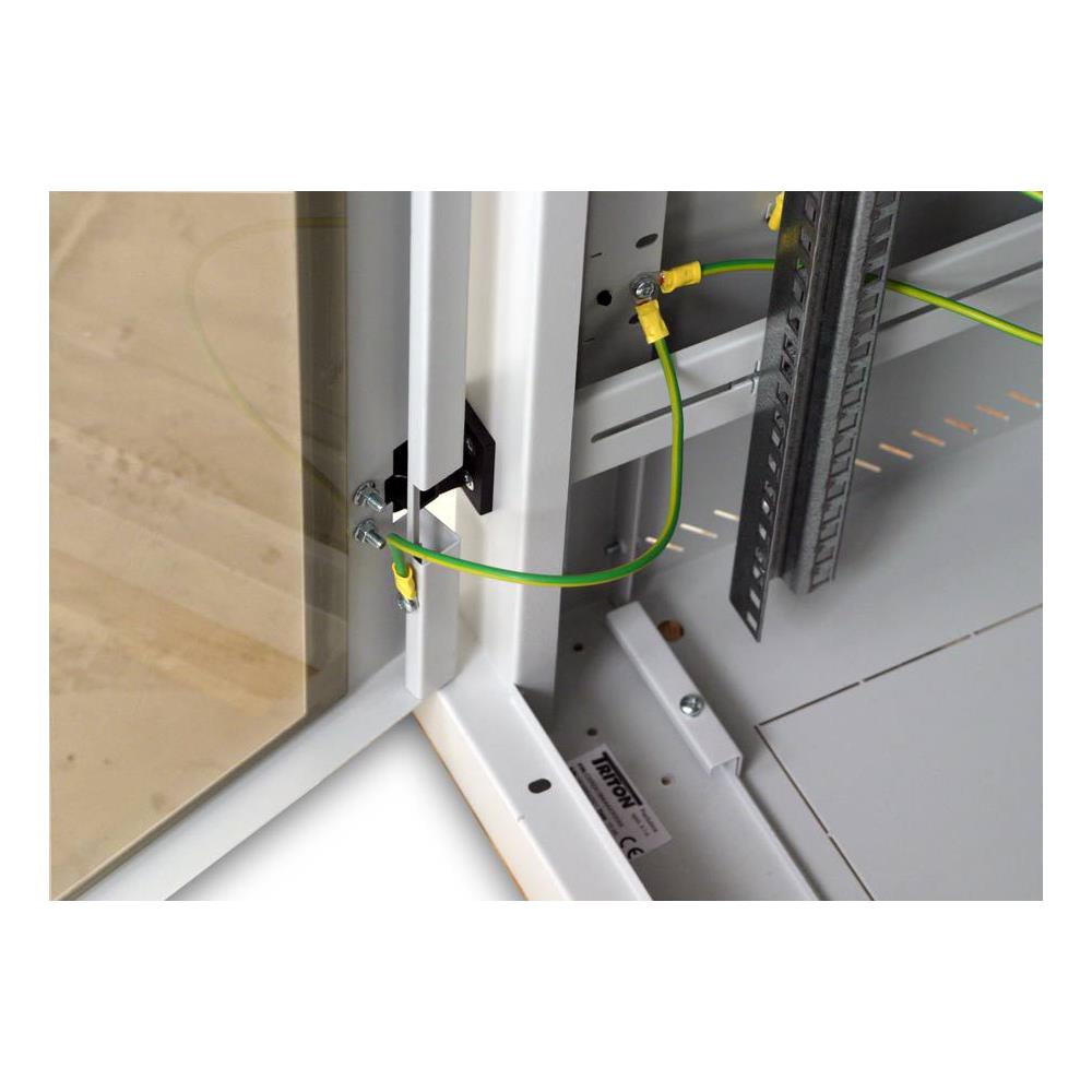 19" Delta RZ Rack 42U / 800x800 glass door, Libera installazione, Grigio, 800 x 800 x 1970 mm - Foto 2